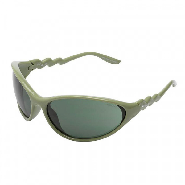 Komono Sunglasses Glitch Moss, green side view
